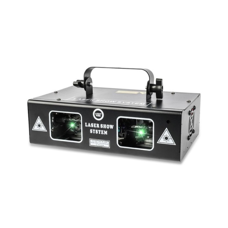 LIGHT4ME LASER RGB GEOMETRIC 2x350mW rzutnik laser